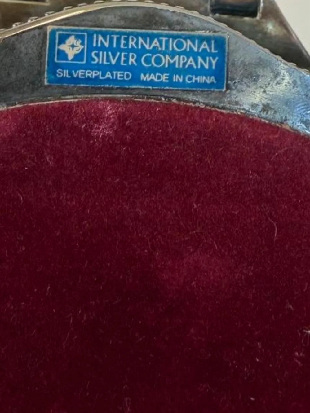 Vintage Sylver plate ornament
